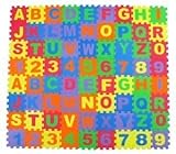 Alphabet & Number Foam Puzzle Play Mat 36 Pieces A-Z & 0-9 by Playright [並行輸入品]