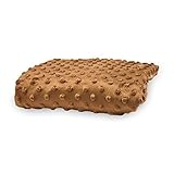 Rumble Tuff Minky Dot Changing Pad Cover, Chocolate,Standard