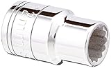 SK Hand Tool 40312 0.5 in. Drive, 12-Point Standard Metric Socket - 12 Mm
