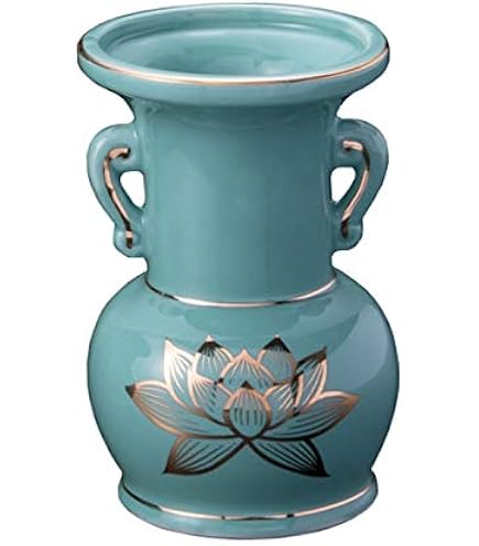 Amazon｜レトロ 高麗青磁 陶器製 網目 透かし彫り 骨董品 壺 飾り壺