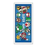 丸眞 フェイスタオル 2枚セット 任天堂 スーパーマリオ ブルーワールド 綿100％ キャラクター 4485001300