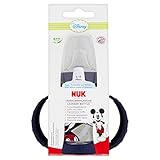 NUK First Choice Learner 150ml Graphite Bottle with Silicone Spout - Disney シリコーン注ぎ口とのnukの最初の選択肢の学習者