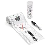 英国製 トールテープ(Talltape) 壁掛け身長計 200cm レギュラー プラスチック製 TTAbc (アルファベット)