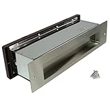 ハイロジック:郵便ポスト 縦型内フタ付 大壁用 クリアー Ｎｏ．3000 00094364 ×5セット