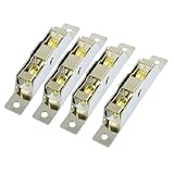 uxcell 取替戸車　戸車　取替戸車　ウィンドウプーリー　メタル素材　シルバートーン　ゴールドトーン　11 x 17 x 2.5cm