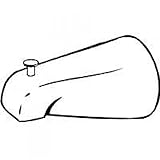 Bathtub Spout W/Diverter Brushed, Nickel [並行輸入品]