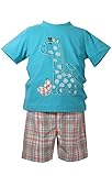 Bonnie Babyマット's Scooter Boys Giraffeショーツセット( 0 m-24 m ) カラー: ブルー