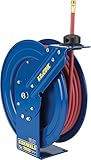 Coxreels EZ-Coil Equipped P-Series Compact Hose Reel, Model# EZ-P-LP-450, 1/2" Hose ID, 50' Length [