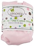Osocozy All in One Cloth Diaper, Pink, Large by OsoCozy