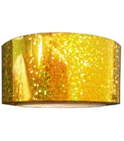 【8633】海外　マステ　3/5/巻売り　ホログラム金マスキングテープ　魔法 8633】海外 マステ 3/5/巻売り ホログラム金マスキングテープ 魔法