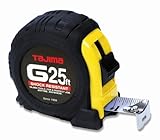 Tajima G-25BW 25-Feet Easy-to-Read Standard Scale Tape Measure [並行輸入品]