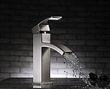 Aquafaucet浴室トイレ洗面化粧台シンク蛇口つや消しニッケル