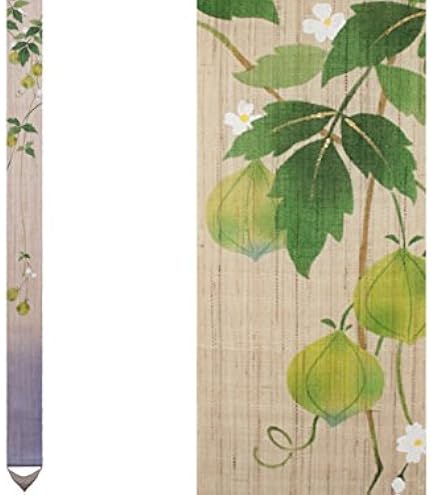 Amazon.co.jp: 和風タペストリー【枝垂月】約36×130cm 京都 洛柿庵 和