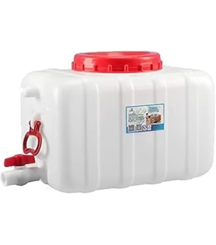 Amazon.co.jp: 最新の プラスチック製の水容器フラット飲料水タンクと