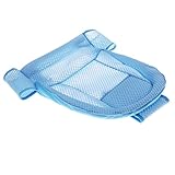 Fenteer 全3色　ベイビーバスネット　ベビーバス　シャワーネット　バスネット　入浴　補助ネット　約69 x 60cm - 青