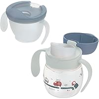 リッチェル トライ コップ飲みマスターセット ネイビーブルー 1個 5カ月頃から