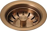 デルタ蛇口キッチンシンク72010-bzフランジand Strainer、Brilliance Brushed Bronze