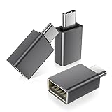 Basesailor USB C アダプタ 3パック、USB Cオス-USB A 3.0メスアダプタ、が対応可能 Apple MacBook Pro、Mac Book、iPad、Microsoft Surface Go、iPhone Air 17 16 16e 15、Galaxy Z Fold Flip S22 S23 S24 S25 タイプC Thunderbolt 5 4 OTGコンバータ