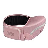 【ベビーアムール 】Bebamour 簡単デザイン カラフル的なベビー用品臀部シット ウエストキャリー (バラ ピンク)