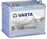 VARTA(バルタ) Silver Dynamic S-100/130D26L 国産車用バッテリー アイドリングストップ車/充電制御車/標準車 <メンテナンスフリー> S-95互換