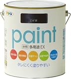 [4450370]アサヒペン　水性多用途ＥＸ１．６Ｌ　こげ茶 459695