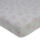 Lambs & Ivy Bedtime Originals Fitted Crib Sheet, Pink Butterfly by Lambs & Ivy [並行輸入品]