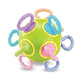 LanLanソフトラバー中空ラトル音楽おもちゃTeetherボール教育玩具ギフトfor Boys and Girls XJSJ-0926-LW13