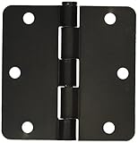 Cosmas Oil Rubbed Bronzeドアヒンジ3.5 "インチx 3.5 "インチwith 1 / 4 "インチ半径コーナー