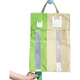 TARATI プラスチックバッグホルダー レジ袋ストッカー ゴミ袋ストッカー ゴミ袋収納 プラスチックバッグホルダー レジ袋 袋 収納 キッチン収納 サッと取り出せ便利 グリーン