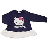 2017年 秋冬 HELLO KITTY ハローキティ パイル起毛 裾ボアフリル 長袖トレーナー ネイビー◇95cm