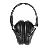 runacc NRR 21dbノイズリダクション安全耳マフ折りたたみShooting Earmuff、シューティング、ハンティング、理想的作業、ブラック