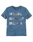 カーターズ Carter's tシャツ Foil-Print World's Greatest Brother Graphic Tee 18M (78-83cm) [並行輸入品]