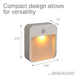 Mr. Beams MB720A Sleep Friendly Battery-Powered Motion-Sensing LED Stick-Anywhere Nightlight with Am
