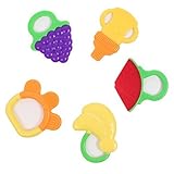 ilovebaby Baby Teething Relief Toy Pack- Silicone Baby Toys FDA Approved BPA Free- 100% Safe for Bab