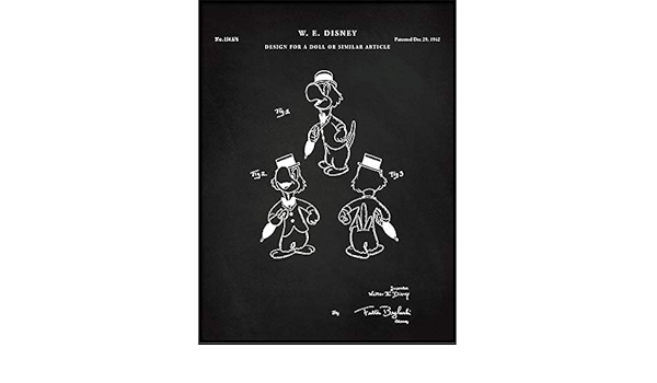 Amazon ホセ カリオカオ ディズニー カートゥーンキャラクター Saludos Amigos 特許 子供部屋 子供用ギフト ヴィンテージブループリント 面白い動物 Qp709 11x14 アートフレーム ポスター オンライン通販