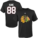 Patrick Kane Chicago Blackhawks # 88 NHL Youth Player Tシャツブラック ブラック