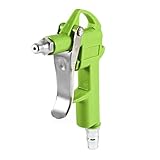 uxcell エアーブローガン　エアーダスター　エアフィーダーコネクト11mm　伸?タイプ　グリーン　メタル　高圧