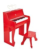 Hape(ハペ) デラックスアップライトピアノ（赤） 3才以上 木製 楽器玩具 おもちゃ E0630