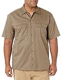 [ディッキーズ] ワークシャツ 半袖 1574 (4XL, カーキ) [並行輸入品]