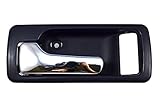 PT Auto Warehouse HO-2379MJ-FL - Inside Interior Inner Door Handle Blue Housing with Chrome Lever - 