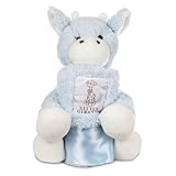 リトルジラフ ぬいぐるみ&ミニブランケットセット Mini G (ブルー) lg0403-01 ミニサイズのぬいぐるみ&ブランケットセット 【正規代理店輸入】