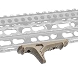 [QIRUIMY] MLOK と KEYMOD対応！ハンドストップ フォアグリップ タクティカル アングル グリップ ハンドガード Hand Stop 樹脂製 ハンドストップ レプリカ サバゲー用 (ブラック)