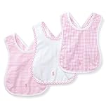 POLO RALPH LAUREN (ポロラルフローレン) コットンバッククロススタイ よだれかけ 3枚セット ベビー 女の子 ピンク [並行輸入品]