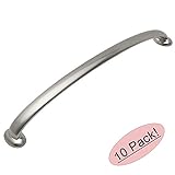 Cosmas 827 – 192snサテンニッケルキャビネットハードウェアハンドルプル – 7 – 1 / 2 " ( 192 mm )穴中心 – 10パック