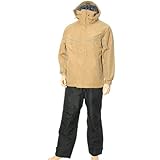 タルテックス（TULTEX） メンズ 軽量防水防寒スーツ ベージュ×ブラック L965502 3L