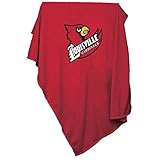 NCAA Louisville Cardinalsスウェットシャツ毛布byロゴブランド