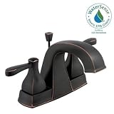 Milner 4で。センターセット2-handle high-arcでバスルーム蛇口ブロンズ