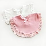 ベビー スタイ ビブ ハンドメイド 新生児 出産準備 出産祝い 030 (ホワイト)