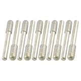 uxcell ダイヤモンドビット　ルータービット　6mm x 8mm 　10個入り