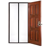 Homdox Magnetic Screen Door, Full Frame Velcro, Premium Hand-free Magnetic Mesh Prevent Mosquito, Ke
